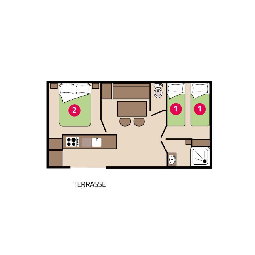 Camping Park Er Lann 생 피에르 키브롱 외부 사진